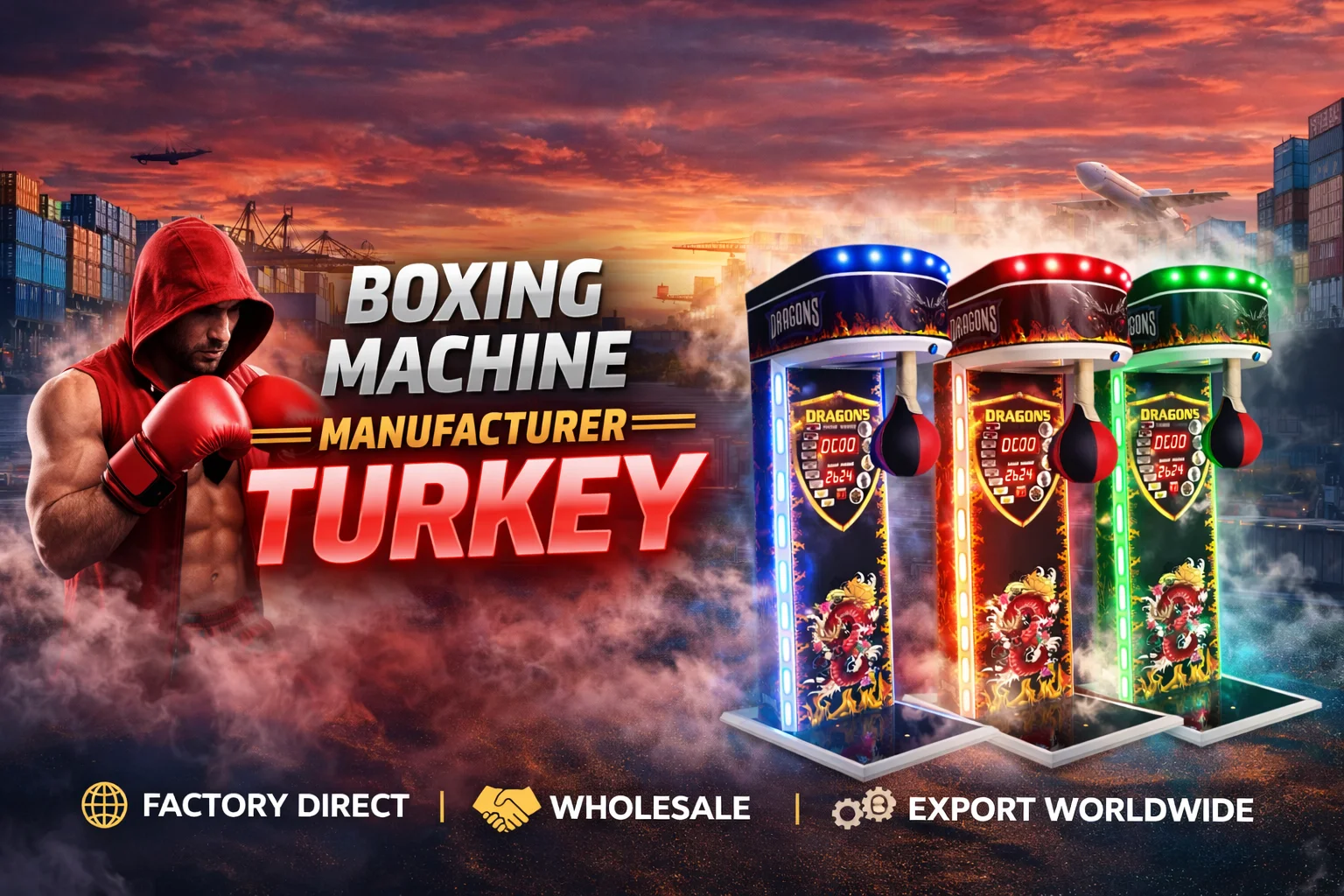 Boxing Machine for Sale in Egypt | Wholesale Arcade Supplier