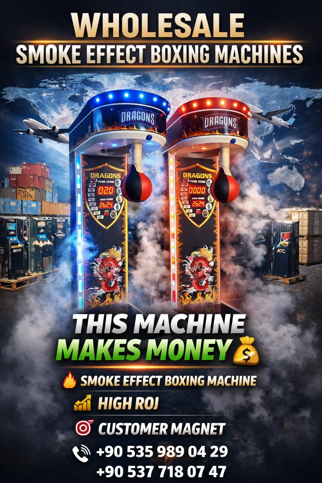 Buy Direct from Manufacturer High-Profit Smoke Effect Boxing Machines Worldwide