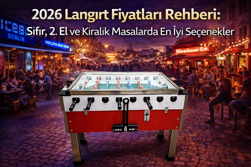 Langırt Fiyatları | Ucuz, İkinci El ve Profesyonel Langırt Masası Modelleri
