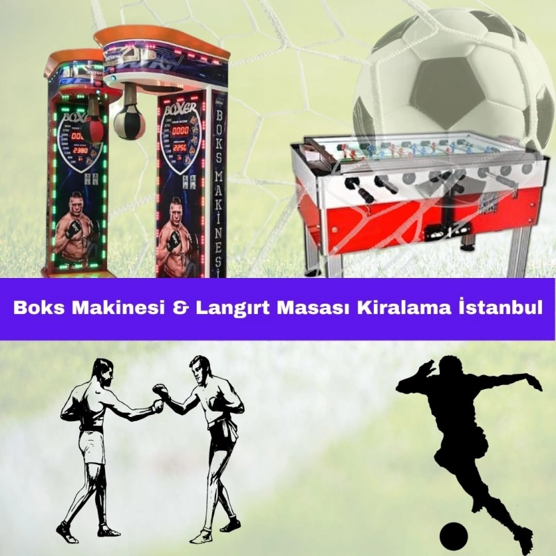 İstanbul Boks Makinesi Kiralama 2026 | Günlük & Saatlik Etkinlik Kiralama