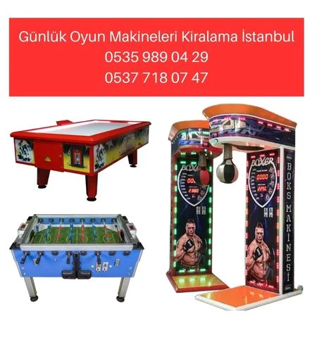 İstanbul’da İkinci El Jetonlu Oyun Makineleri Alım – Satış – Kiralama Hizmeti