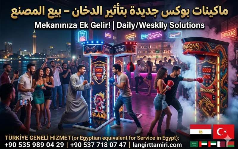 Arcade Supplier Egypt | Smoke Effect Boxing Machine Wholesale & Amusement Equipment