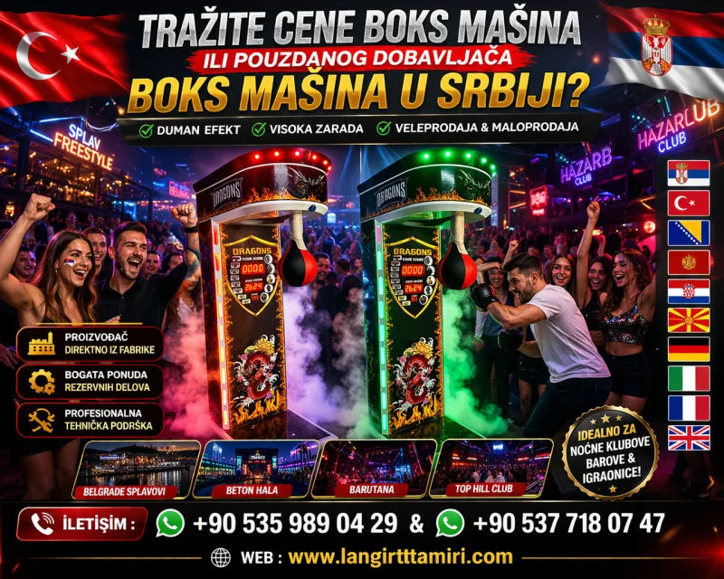 ATC Boks Makinesi - Boks Aparat Cena Model - Sırbistan İhracat