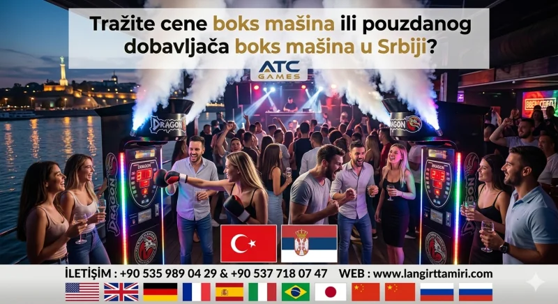 ATC Boks Makinesi - Boks Aparat Cena Model - Sırbistan İhracat