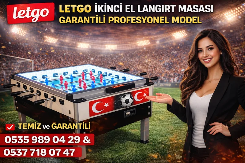 Kafe İçin Langırt Masası – Garantili Profesyonel İkinci El Langırt Masaları