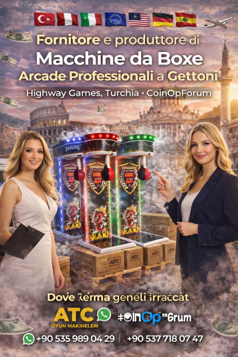 Fornitore e produttore di macchine da boxe arcade professionali a gettoni Highway Games, Turchia - CoinOpForum