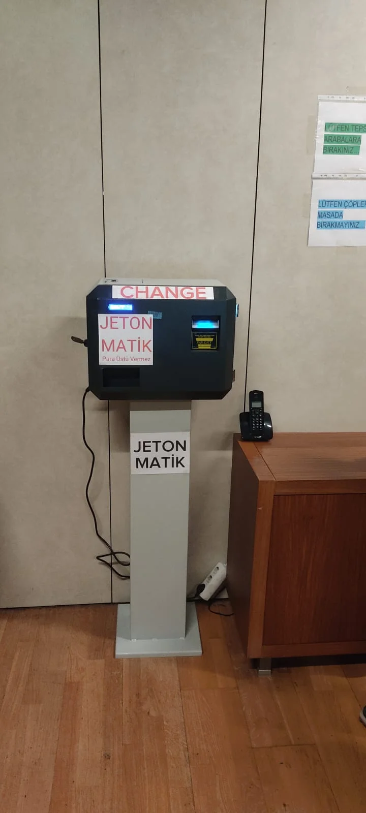 Jetonlu Oyun Makineleri İçin Jeton Otomatı – Satış ve Teknik Destek