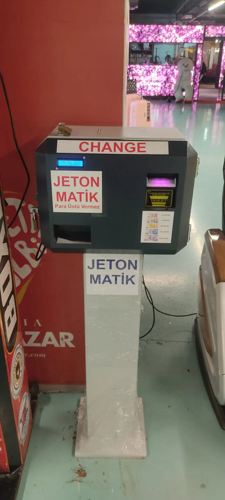 Jetonlu Oyun Makineleri İçin Jeton Otomatı – Satış ve Teknik Destek