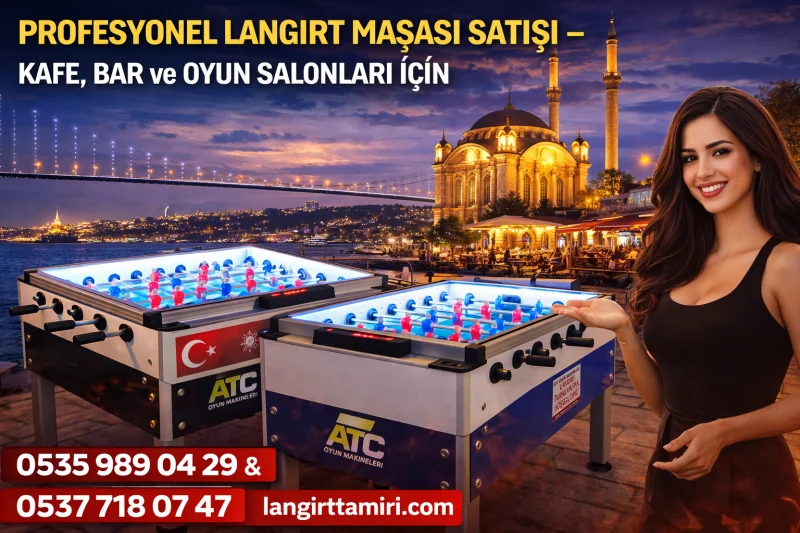 Profesyonel Langırt Masası Satışı – Kafe, Bar ve Oyun Salonları İçin