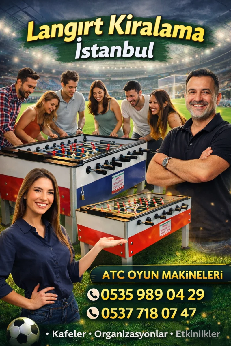 İstanbul Avrupa Yakası Langırt Masası ve Makinesi Kiralama | Acil Eğlence Çözümleri! 
