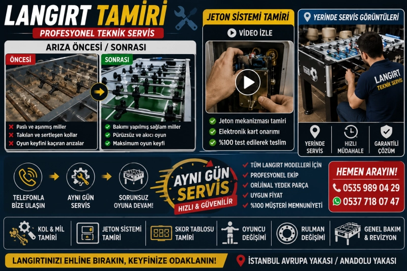 Satılık Langırt Masası Fiyatları 2. El 
