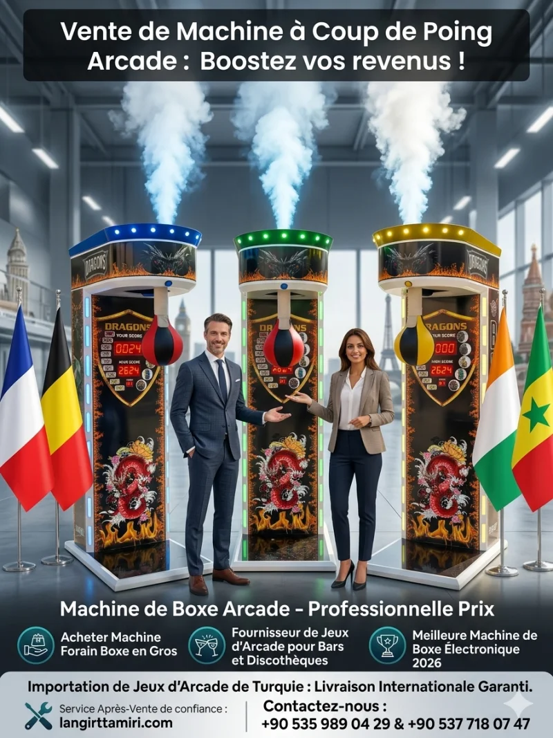 Machine de Boxe Arcade Fabriquée en Turquie | Fabricant et Grossiste de Jeux d’Arcade