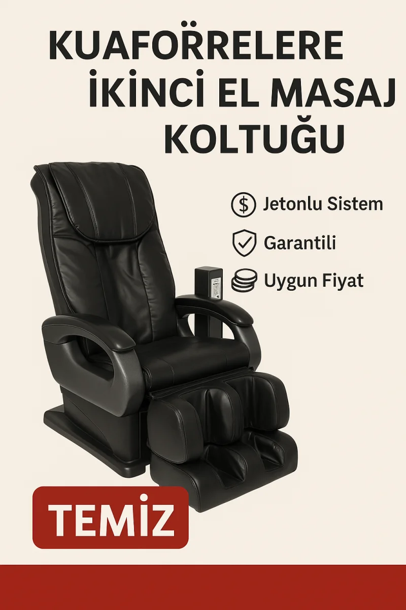 Kuaför ve Hastane Kantinlerine Masaj Koltuğu Kiralama – Ek Gelir ve Müşteri Konforu Bir Arada