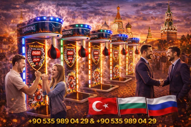 MikesArcade Coin-Operated Smoke Effect Boxing Machine Wholesale Manufacturer MikesArcade