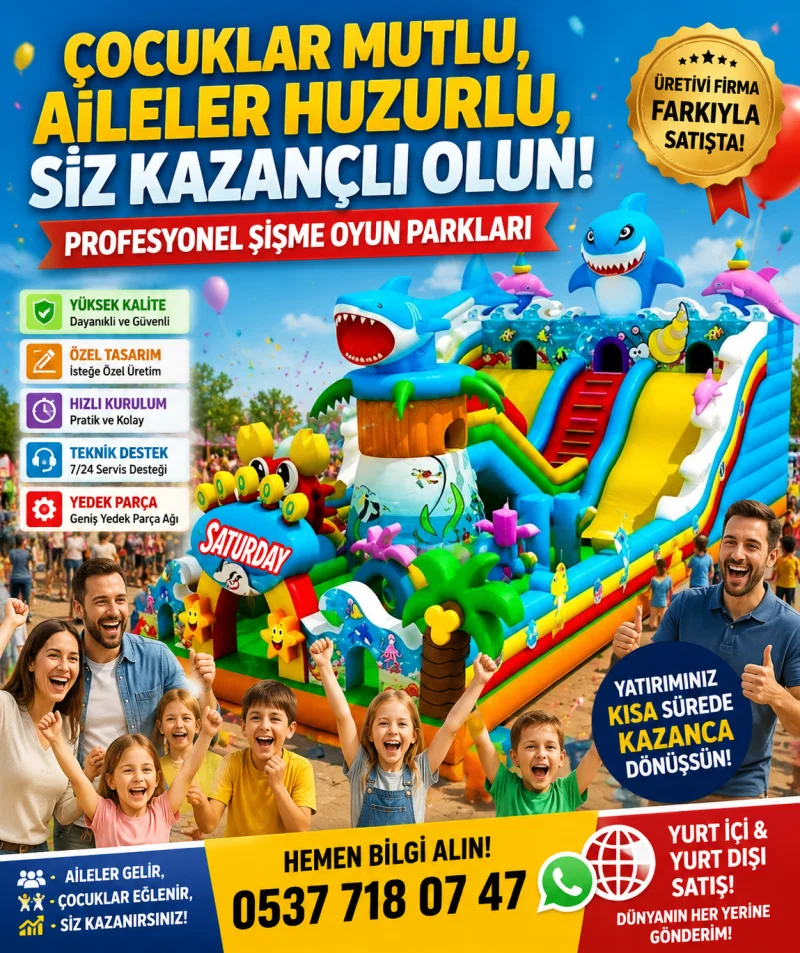 Inflatable Playground Manufacturer Turkey | Şişme Oyun Parkı Üretici Firma