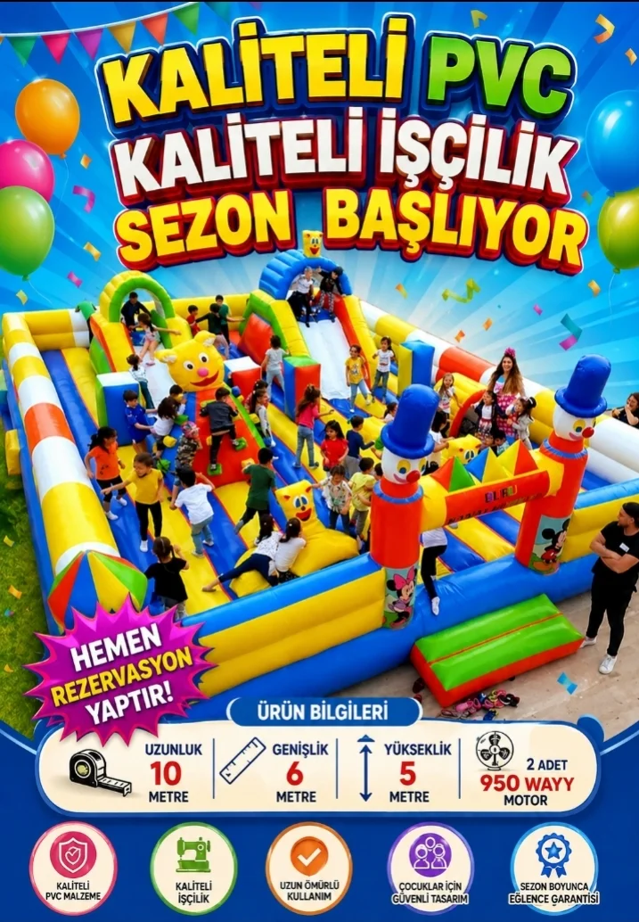 ŞİŞME OYUN PARKI ÜRETİCİSİ