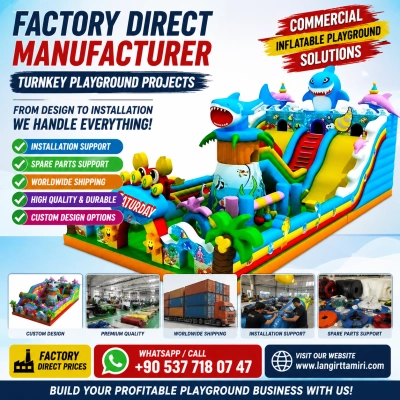 Commercial Inflatable Playgrounds Direct from Turkey