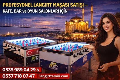Profesyonel Langırt Masası Satışı – Kafe, Bar ve Oyun Salonları İçin
