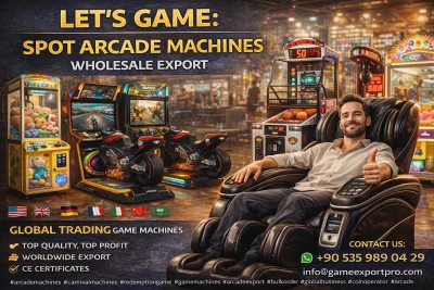 Wholesale Only Arcade Machines – Bulk Orders - CE Certified - Europe Border Supply